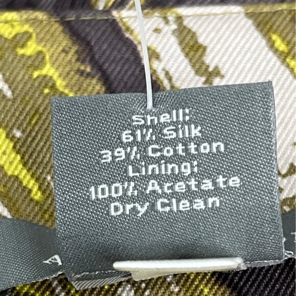 Ann Taylor Womens Printed  Pleated Skirt Multicolor Size 4 - New - Picture 6 of 8